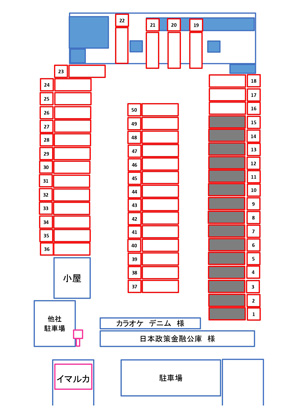 駐車場位置のご案内